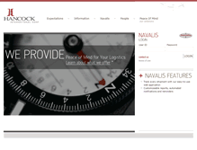 Tablet Screenshot of hancock-international.com